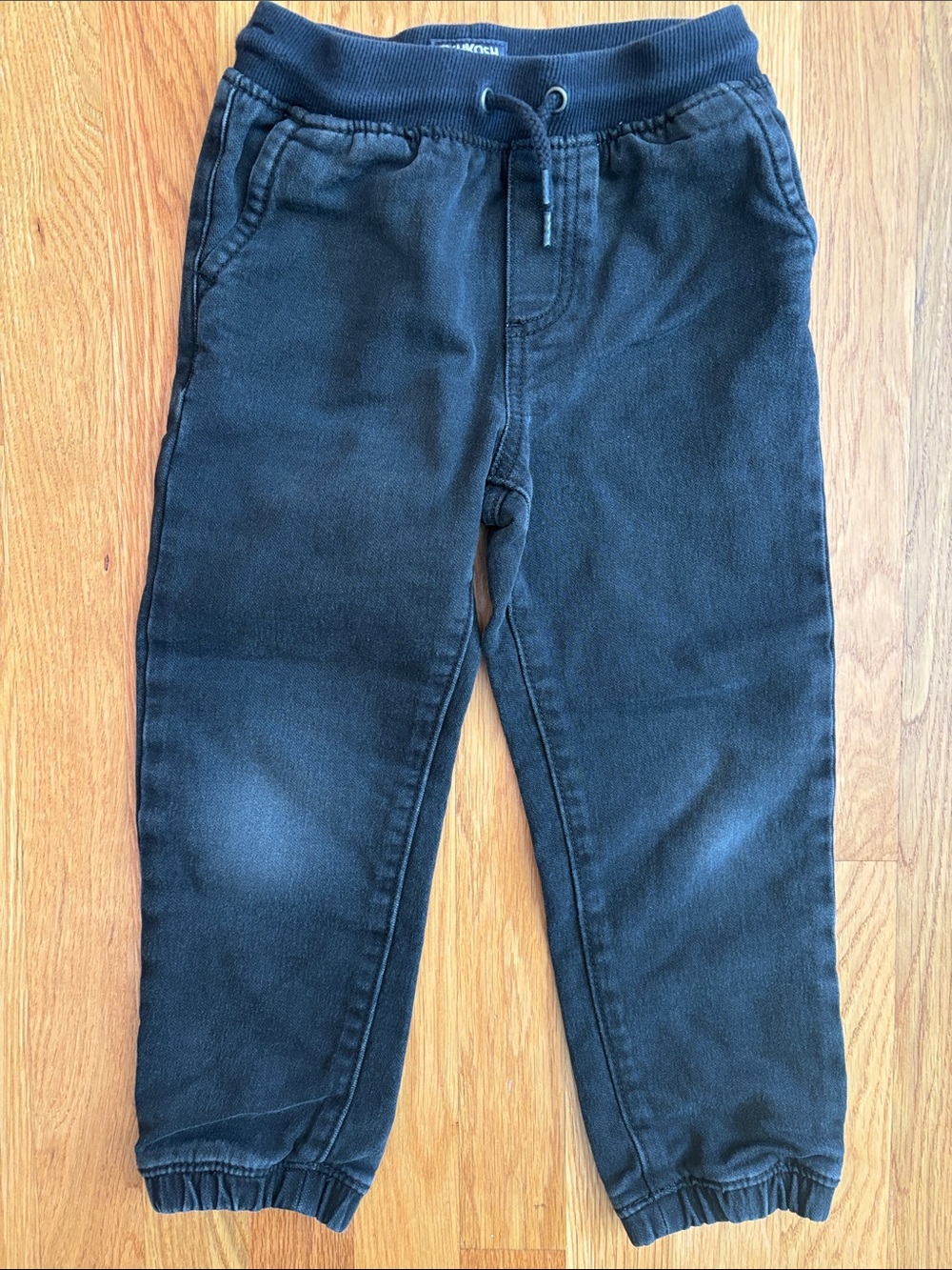 5T Osh Kosh B’Gosh Black Denim Joggers